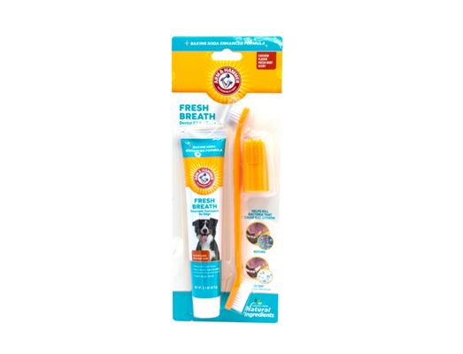 2.5oz(67.5g) fresh breath dental kit for dogs